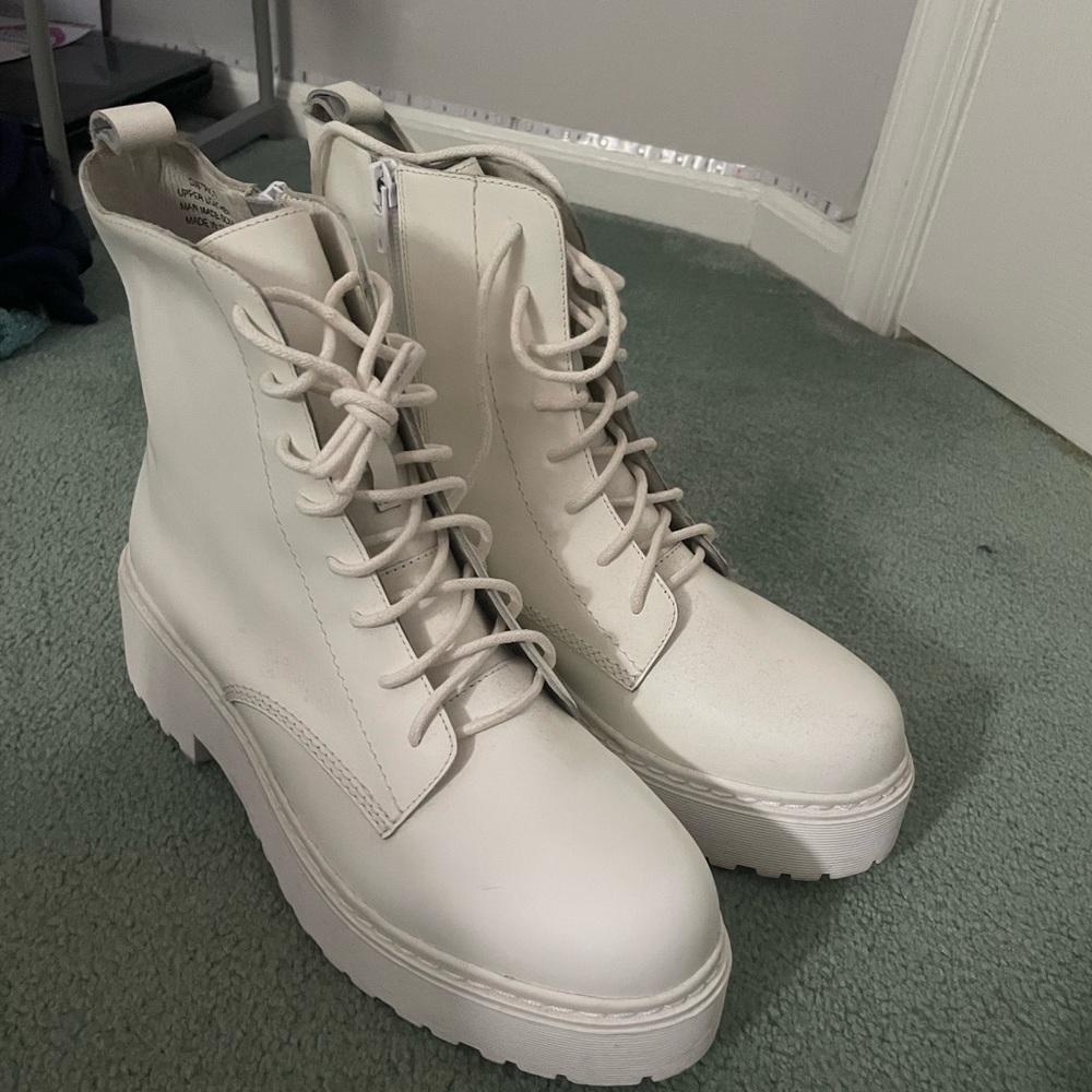 Jeffrey Campbell White Boots